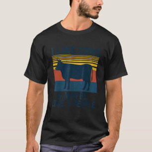 Ik vind koeien leuk en misschien vind ik 3 mensen t-shirt