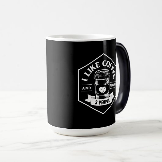 IK VIND KOFFIE EN MISSCHIEN 3 MENSEN MET TWEE TONE MAGISCHE MOK (Voorkant rechts)