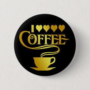 IK VIND KOFFIE VEEL RONDE BUTTON 5,7 CM
