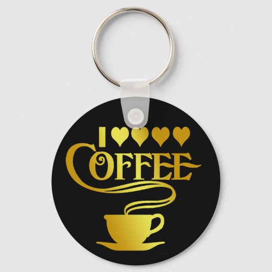 IK VIND KOFFIE VEEL SLEUTELHANGER (Voorkant)