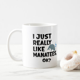 Ik vind lamantijnen echt leuk, oké? koffiemok