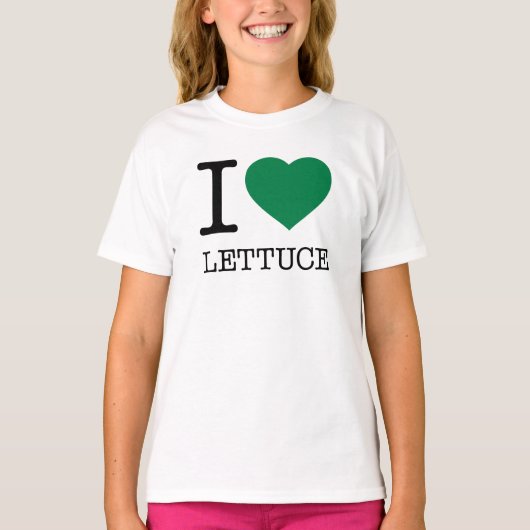IK VIND LETTUCE T-SHIRT (Voorkant)