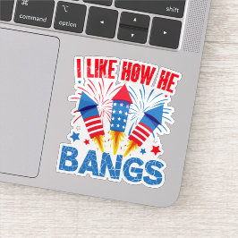 Ik vind leuk hoe hij een stel bij elkaar brengt Fa Sticker