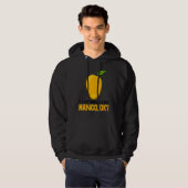 Ik vind mango gewoon echt leuk Oké Grappige mango Hoodie (Voorkant volledig)