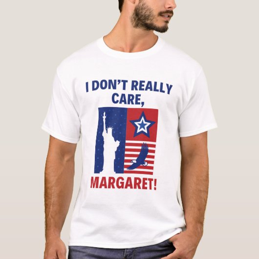 Ik vind Margaret Funny Gezegde JD Vance niet erg T-shirt (Voorkant)