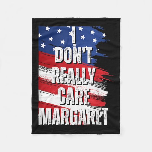 Ik vind Margaret Funny Jd Vance Meme niet erg Fleece Deken (Voorkant)