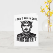 Ik vind Margaret New Meme niet erg Kaart (Gele Bloem)