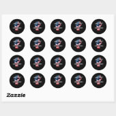 Ik vind Margaret niet echt grappig Ronde Sticker (Vel)