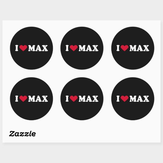 IK VIND MAX RONDE STICKER (Vel)