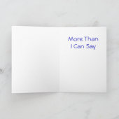 Ik vind mezelf, vermist je...Wenskaart Kaart (Binnen)