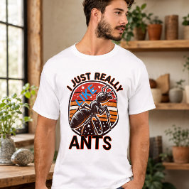 Ik vind mieren echt leuk voor liefhebbers t-shirt
