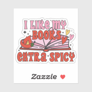 Ik vind mijn boeken extra pittig sticker