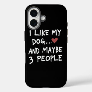 IK VIND MIJN DOG EN MISSCHIEN 3 MENSEN iPhone 16 HOESJE