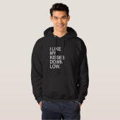 IK VIND MIJN KISSEN LAAG - WITTE -.png Hoodie (Voorkant volledig)