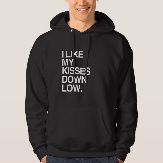 IK VIND MIJN KISSEN LAAG - WITTE -.png Hoodie (Voorkant)