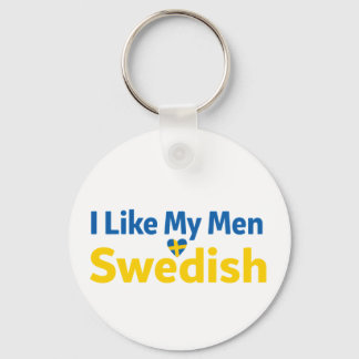 Ik vind mijn mannen Zweeds Grappig Zweden Humor Sleutelhanger