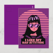 IK VIND MIJN SLECHTE BRIEFKAARTEN VAN MEISJES-LADI (Voorkant / Achterkant)