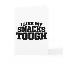 Ik vind mijn snacks taai Grappige Beef Jerky-spreu