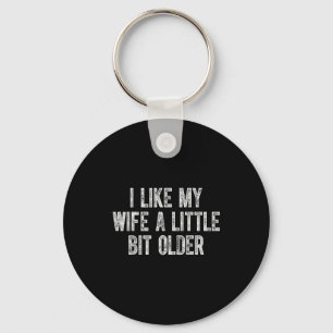 Ik vind mijn vrouw een beetje ouder vintage echtge sleutelhanger
