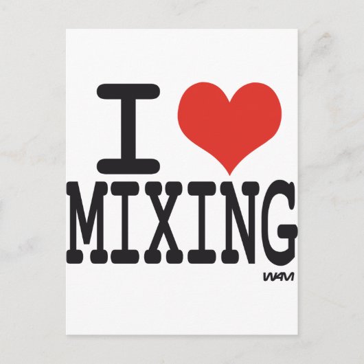 IK VIND MIXING VEEL BRIEFKAART (Voorkant)