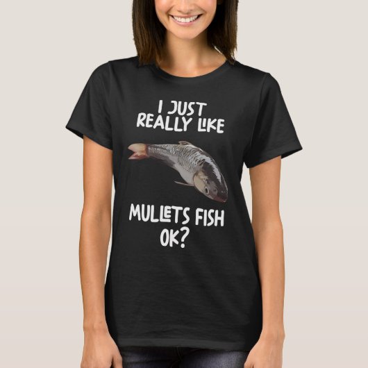 Ik vind mullets echt leuk, oké? t-shirt (Voorkant)