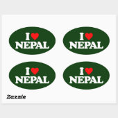 IK VIND NEPAL OVALE STICKER (Vel)