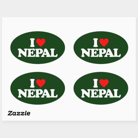 IK VIND NEPAL OVALE STICKER (Vel)