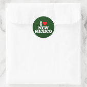 IK VIND NIEUW MEXICO RONDE STICKER (Tas)