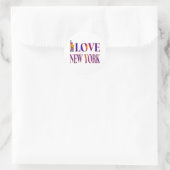 IK VIND NIEUW YORK RONDE STICKER (Tas)
