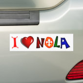 IK VIND NIEUWE ORLEANS LOUISIANA BUMPERSTICKER (Op auto)