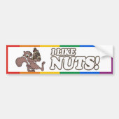IK VIND NUTS -.png Bumpersticker (Voorkant)