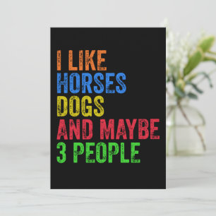 Ik vind paarden honden en misschien 3 mensen leuk  kaart