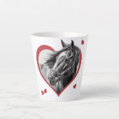 Ik vind paarden leuk latte mok (Voorkant)