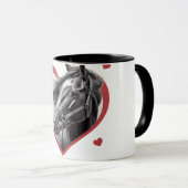 Ik vind paarden leuk nieuwe 2 mok (Voorkant rechts)