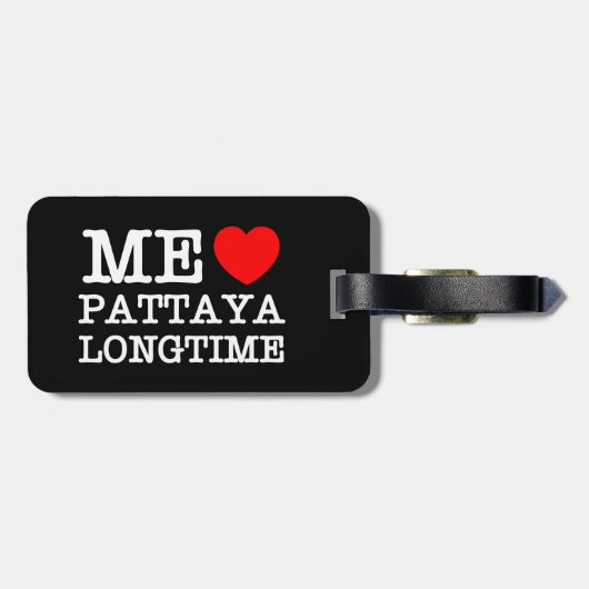 IK VIND PATTAYA LANGTIME BAGAGELABEL (Achterkant horizontaal)