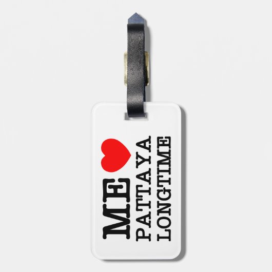 IK VIND PATTAYA LANGTIME BAGAGELABEL (Achterkant verticaal)