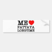 IK VIND PATTAYA LANGTIME BUMPERSTICKER (Voorkant)