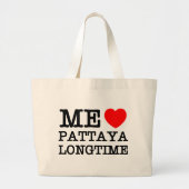 IK VIND PATTAYA LANGTIME GROTE TOTE BAG (Voorkant)