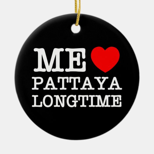 IK VIND PATTAYA LANGTIME KERAMISCH ORNAMENT (Voorkant)