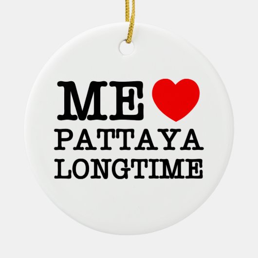 IK VIND PATTAYA LANGTIME KERAMISCH ORNAMENT (Voorkant)