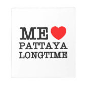IK VIND PATTAYA LANGTIME NOTITIEBLOK (Voorkant)