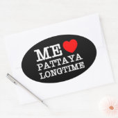 IK VIND PATTAYA LANGTIME OVALE STICKER (Envelop)