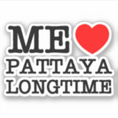 IK VIND PATTAYA LANGTIME STICKER (Voorkant)