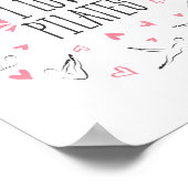 IK VIND PILATEN Pilates Poses in de vorm van een c Poster (Hoek)