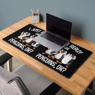 Ik vind pinguïns echt leuk Kinderen Meisjes Jongen Bureaumat