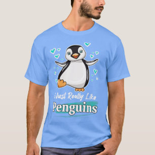Ik vind pinguïns echt leuk t-shirt