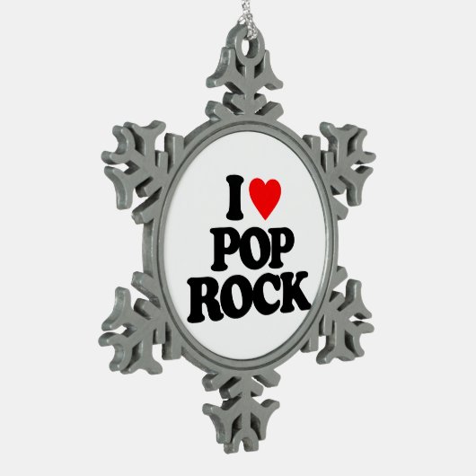 IK VIND POP ROCK TIN SNEEUWVLOK ORNAMENT (Links)