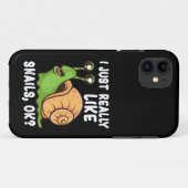 Ik vind slakken gewoon echt leuk, oké grappige sla Case-Mate iPhone case (Achterkant (horizontaal))