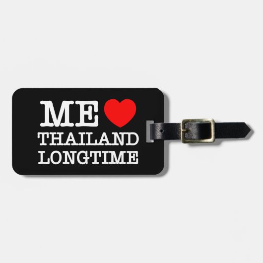 IK VIND THAILAND LANGTIME BAGAGELABEL (Voorkant horizontaal)