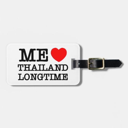 IK VIND THAILAND LANGTIME BAGAGELABEL (Voorkant horizontaal)